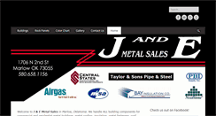 Desktop Screenshot of jandemetalsales.com